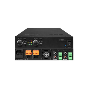 เครื่องขยายสัญญาณเสียง1U 2ช่อง250W 100V หรือ8 OHM <span class=keywords><strong>Duai</strong></span> เครื่องผสมสัญญาณเสียงระดับมืออาชีพสำหรับระบบ PA - Product Image 4