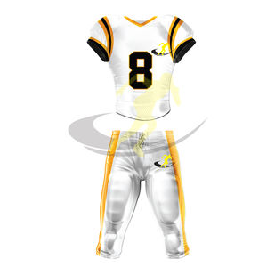 Sublimation complète personnalisée vêtements de sport pour jeunes maillot de football respirant équipe grande taille nouvelle arrivée uniformes de football américain - Product Image 1