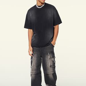 Casual Asequible Moda Toda la venta Llanura Venta caliente Bajo Moq 100% Camiseta de algodón Hecho en China - Product Image 3