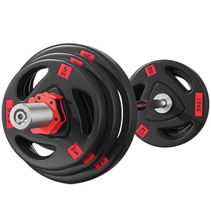 Vendita calda rivestita in gomma resistente all'impatto e indossare comode piastre per <span class=keywords><strong>bilanciere</strong></span> - Product Image 3