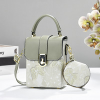 Nouveau Sac à Bandoulière Tendance Style Chinois Élégant pour Femme avec Rabat Imprimé Léger