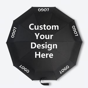 Contemporary Design Compact <b>Windproof</b> Travel Portable Sun UV Automatic Folding Pongee Three-Folding Plaid Customizable <b>Umbrella</b> - Product Image 4