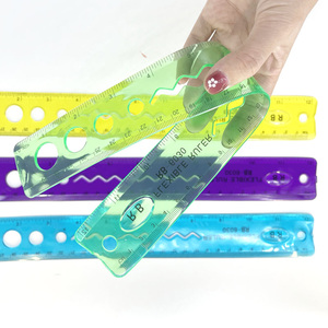 Reglas Transparentes de Plástico Flexible de 30 cm, Resistentes a los Golpes, de Colores, para Oficina y Escuela, para Niños y Adultos, Reglas de 12 Pulgadas - Product Image 6