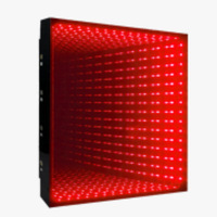 Barre lumineuse LED miroir 3D Abyss personnalisée en usine, lampe à charge magnétique à mille couches pour scène et piste de danse