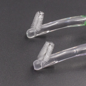 Cepillo de dientes con mango de dos tonos, cerdas suaves de alta densidad, cepillo de dientes para niños, herramienta de limpieza manual - Product Image 4