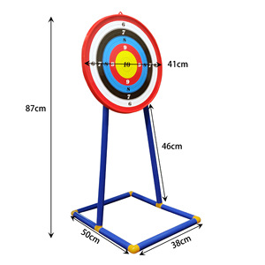Standing Plastic Archery Target With Suction Cup For Shooting Practice 60cm Diameter For Indoor Outdoor Use - Product Image 4