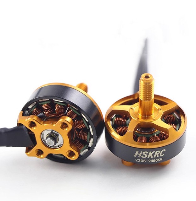 4s 6s 2205 2450kv and 1700kv Motor for Fpv Drone Brushless Motor Drone Kit for 5inch Race Drone