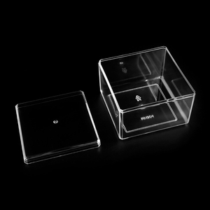 Nhựa tráng miệng ly với nắp đậy rõ ràng vuông bánh ly món tráng miệng <span class=keywords><strong>container</strong></span> cho thạch bánh parfait trái cây sữa chua và Shortcake - Product Image 3