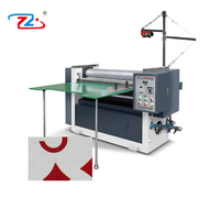 Machine semi-automatique de gaufrage de feuilles de papier à motifs pour le poker