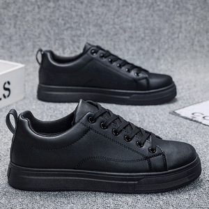 Zapatillas Casuales de Otoño para Hombre, Estilo Hong Kong y Coreano, Color Blanco Sólido, Modernas, para Estudiantes - Product Image 3