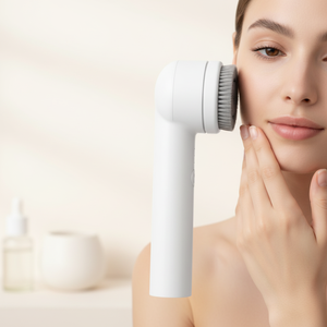 Custom Logo Electric Ultrasonic Rotating <strong>Face</strong> Cleansing Brush Handheld Portable 3 Head Black Head Remover Deep Cleaning Hands - Product Image 3