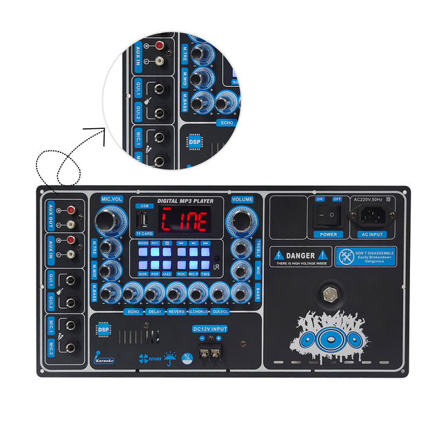 High Quality 2 Channel Professional Digital Power Amplifier Sound Class D  Receivers & Amplifiers