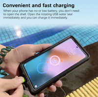 Étui de natation étanche OEM universel pour iPhone 15 14 13 12 étui de téléphone portable sous-marin à couverture complète