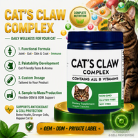 Fabricant de poudre de suppléments pour chats sur mesure, probiotiques, taurine, L-arginine, romarin, vitamines, OEM, étiquette privée