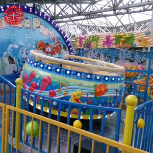 Thrilling Rides Turntable Playground Amusement Kiddie Music Rides Mini Turntable Rides Disco Tagada for Sale - Product Image 4