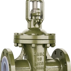Vanne à vanne à bride entièrement doublée en acier moulé, acide fluoré, oxydant alcalin, résistance à la corrosion, <span class=keywords><strong>liste</strong></span> de prix - Product Image 2