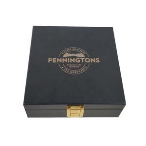 4หลุมไม้ที่กำหนดเอง <span class=keywords><strong>Nespresso</strong></span> แคปซูลกล่องกาแฟ - Product Image 5