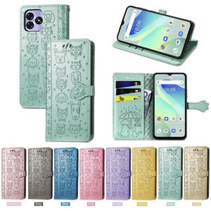 Fundas tipo cartera con correa para la muñeca con tapa de flor de mariposa 3D en relieve para t-mobile Revvl 6 7 Pro 5G T Phone 2 Pro Funda de cuero para teléfono - Product Image 2