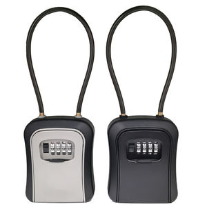 กล่องล็อคกุญแจพร้อมสายคล้องที่เก็บกุญแจแบบแขวนปลอดภัยสำหรับบ้านสำนักงานและการเดินทางที่จัดเก็บกุญแจที่สะดวกสบายและทนทาน - Product Image 3