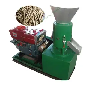 OEM CE genehmigt 200-300 kg/std Diesel Sägemehl Pellet Herstellung Maschine Biomasse Holz Pellet Mühle Zum Verkauf