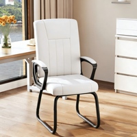 Chaise d'ordinateur bon marché, confortable et simple, siège de bureau ergonomique en cuir PU, chaise avec dossier