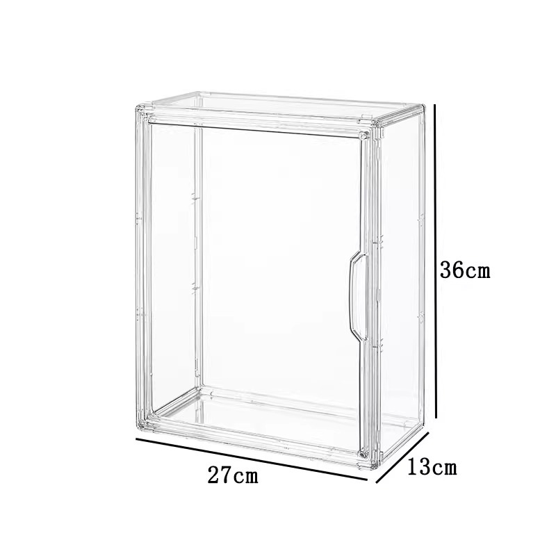 36*27*13cm fixé au mur [transparent pas de cloisons]