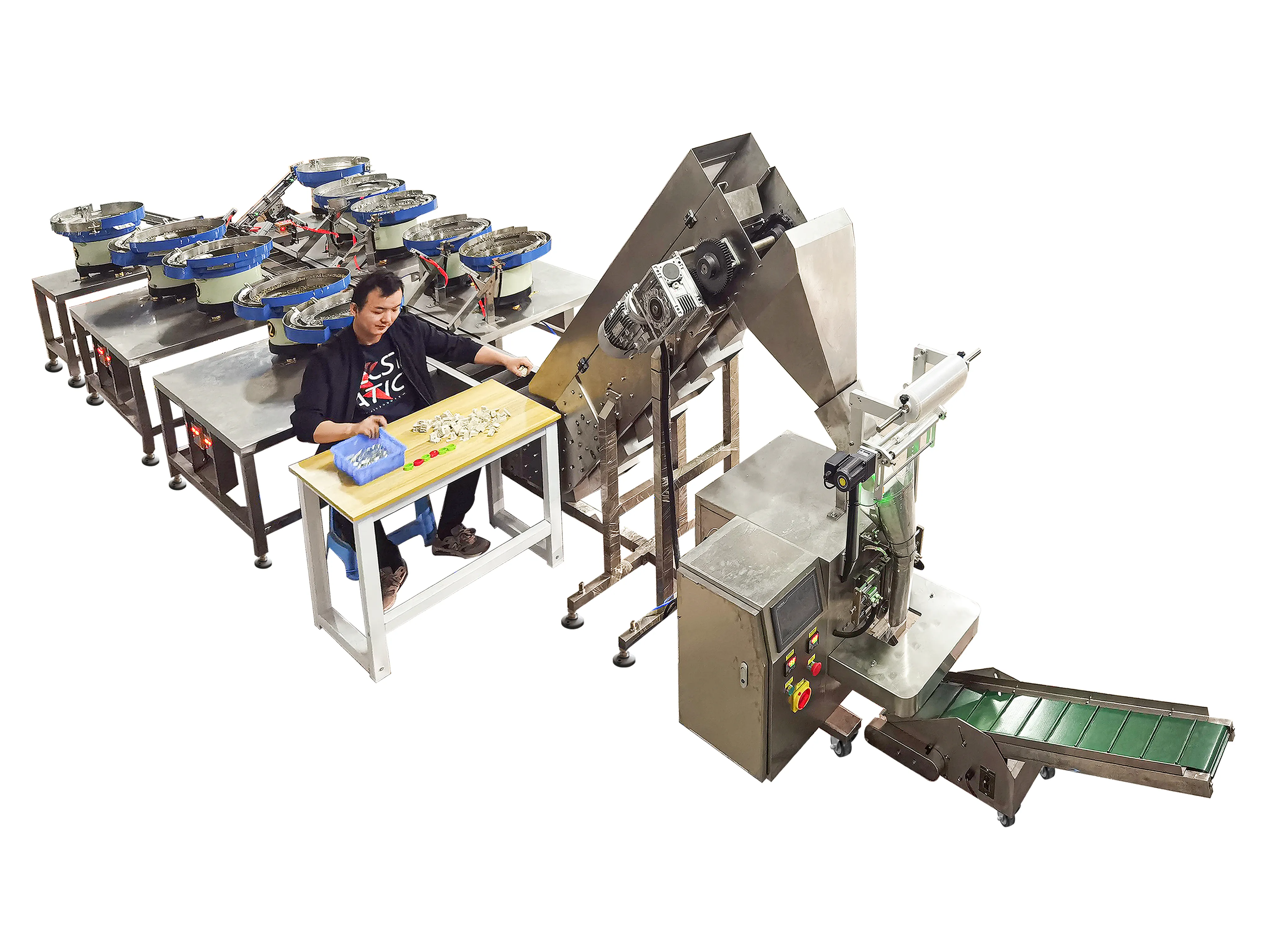 Multi-function packing machine automatic screw packing machine for screw parts