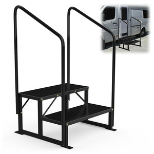 Escaleras Móviles para Casa Rodante <span class=keywords><strong>de</strong></span> 2 Peldaños con Dos Pasamanos - Product Image 3
