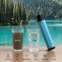 Paille filtrante à eau sans BPA, 0,2 micron, autre paille filtrante à eau, élimine 99,9999% des bactéries et des virus pour le camping, la randonnée, les urgences