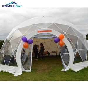 บ้านโดมสำเร็จรูป120กม./ชม. บ้านโดมแข็งแรงประเภทโดม12เมตรบ้านโดม geodesic พร้อมห้องน้ำใน100 $ - Product Image 2