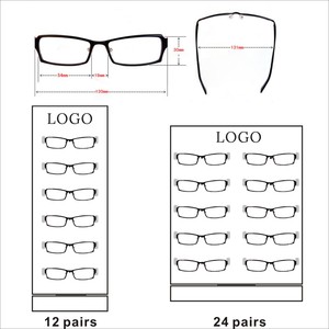 Thời trang Acrylic truy cập xoay Rack hiển thị cho 20 cặp kính mát - Product Image 4