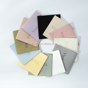 Bolsa de Sobre Personalizada de Microfibra Suave de Alta Calidad, 8*8cm, Venta al por Mayor, Proveedor Chino, Moda, Cómoda - Product Image 1