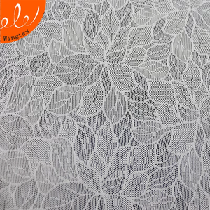 Tela de Encaje de Tul de Nailon 89% y Elastano 11%, Tela de Encaje de Lujo con Bordado de Alta Gama 2023 - Product Image 1
