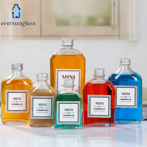 Fornitura di Fabbrica: Nuova Bottiglia di Vetro per Vino e <span class=keywords><strong>Whisky</strong></span> da 100ml, 200ml, 350ml, Trasparente e dalla Forma Unica - Product Image 4