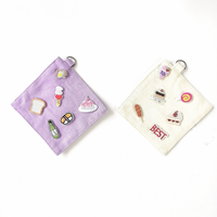 Patch brodé thermocollant, motif gâteau mignon de dessin animé, écologique, couleurs variées, pour pochette et porte-monnaie, DIY