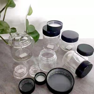 Atacado Matte Black Pintura Frasco de vidro opaco com Childproof Cr Double Wall Cap 3.5g 20 Dram 3oz 90ml - Product Image 5