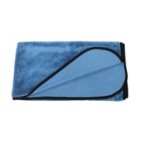Boucle torsadée à un côté à séchage rapide 40x60 cm 800 Gsm gris Auto Detailing Serviette de lavage de voiture Twist Microfiber Serviette de séchage de voiture