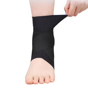 Attelle orthopédique pour le pied en néoprène, Support de cheville réglable avec bande élastique de Compression, pour <span class=keywords><strong>sport</strong></span>, Logo d'usine - Product Image 3