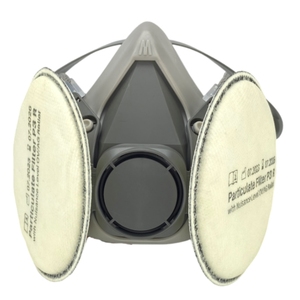 Stok pabrik masker Respirator debu setengah wajah 6200 dengan Filter 2091 untuk industri minyak konstruksi - Product Image 6