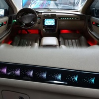 Éclairage d'ambiance RGB pour voiture, 64 couleurs, éclairage d'ambiance pour Mercedes Benz Classe R W251 2006-2017, symphonie dynamique