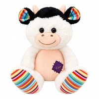 Peluche personnalisée brodée en forme de chien avec rembourrage en polyester et coton PP, poupée en peluche douce