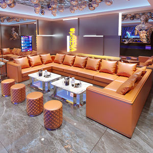 Ensemble de mobilier de bar moderne et luxueux : banquette KTV, canapé de bar pour hôtel, table basse musicale, canapé pour pub, restaurant, fête - Product Image 5