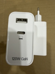 Cargador GaN de Doble Puerto con Carga Rápida PD de 120W, Cable Tipo <span class=keywords><strong>C</strong></span> Europeo para OPPO Supervooc, Oneplus 13, 12, <span class=keywords><strong>11</strong></span>, 10 Pro, Ace 3, Nord 3, 4, <span class=keywords><strong>REALME</strong></span> - Product Image 2