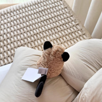 Peluche Lapin Confortable Cœur Rouge Super Doux Rembourré en Coton PP Halloween Jeunesse Unisexe 7-14 Ans 31-50cm
