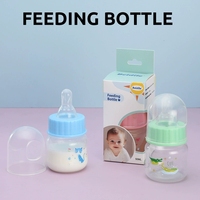 Biberon de lait pour bébé 50ML sans BPA biberon PP à col large avec motif de dessin animé pour bébé de 0 à 12 mois