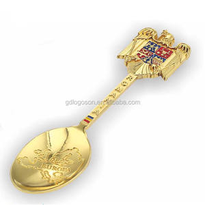 Cucchiaio Souvenir Antico Personalizzato con Logo di Bucarest, Romania, Cucchiaio da Collezione Souvenir della Chiesa di Bucarest, Vendita all'Ingrosso - Product Image 4