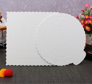 Base para Pastel de Cartón de Grado Alimenticio, Blanca, Plateada, Dorada, con Base de Tamaño Personalizado para Torta - Product Image 2