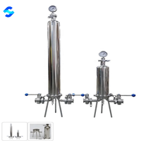 Nueva Carcasa de Filtro de Cartucho de Acero Inoxidable SS304 SS316L de Alta Pureza de 10 Pulgadas para Aplicaciones Farmacéuticas, Alimentarias y Electrónicas 6