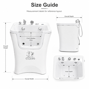 Baignoire de luxe pour chien en acrylique désodorisante à l'ozone, parfumée, pour <span class=keywords><strong>spa</strong></span> et hôtel - Product Image 5