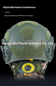 SF High-Cut Capacete Tático à Prova de Explosão Fast Wendy Suspensão Fibra de Vidro Hard Hat para Equipamento Exterior Inner Liner Incluído - Product Image 4